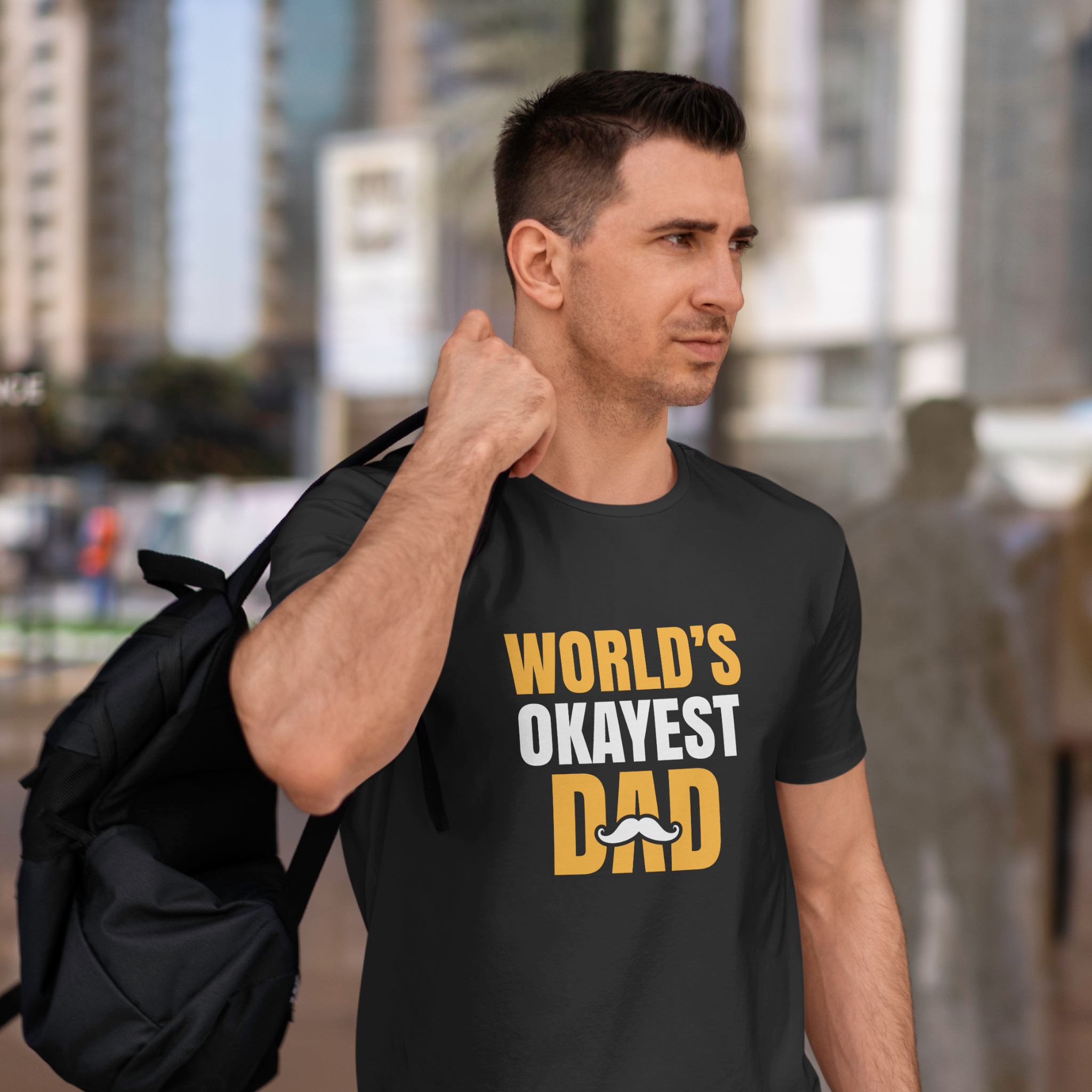 World's Okayest Dad Tee